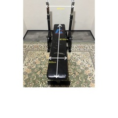 トレーニングマシン　ベンチプレス台の画像