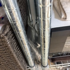 IKEAスチールラック×2の画像