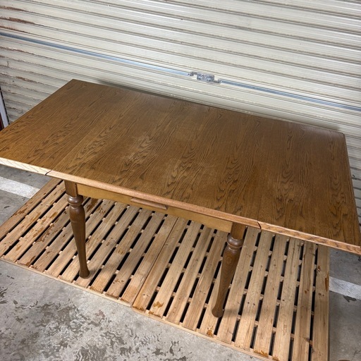 飛騨 WINDS太平 伸長式ダイニングテーブル 天然木 昭和レトロ