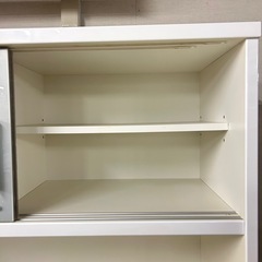 25416 幅118cm 未清掃 特価　松田家具　キッチンボード　食器棚の画像