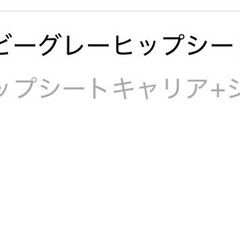 ヒップシートの画像