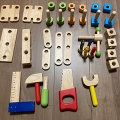 大工さんセット　木製　カーペンターテーブルの画像