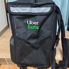 Uber Eats配達用リュックです。の画像