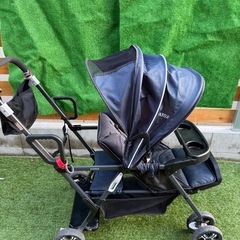二人乗りベビーカーの画像