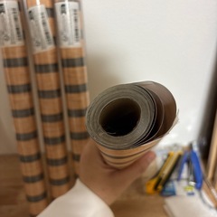 スラットウォール風　剥がせる壁紙orリメイクシートの画像