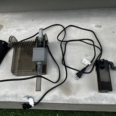 GEXスリム水槽とフィルターセットの画像