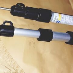 🔴山口市、タープテント4.2✕4.2m・ポール2本2.4m¥3000の画像