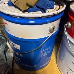 ペール缶　　空き6 廃油入り2の画像