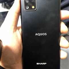(SIMフリー)SHARP AQUOS Sense4 lite 64GB　楽天／ブラックの画像