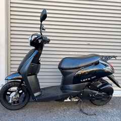 4417.超高年式　現行レッツ　SEPエンジン　バッテリー、シート新品　千葉県柏市　即日配送、自走引き取りも可能の画像