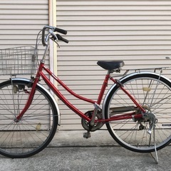 自転車　27インチ　6段変速　整備済みの画像