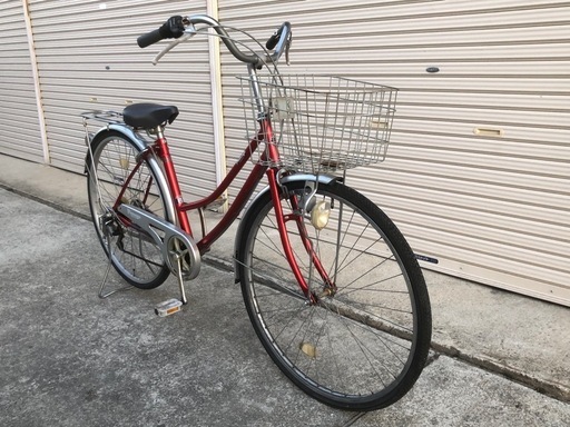 自転車　27インチ　6段変速　整備済み
