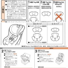 急募‼︎コンビ　Combi チャイルドシート　の画像