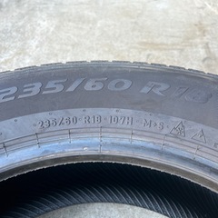 2024製造235/60R18 スタッドレスタイヤ　4本の画像