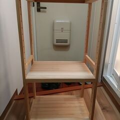 エイアイテック　パインラック 3段　木製 ナチュラルHZPR-3D42 NAの画像