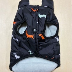 決まりました　犬服 秋冬 ダウン風ジャケット  Sサイズ✨の画像