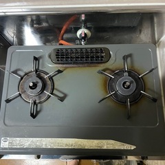 リンナイ ガスコンロ 2口 グリル付き LPガス用（KGM33NDGL）の画像