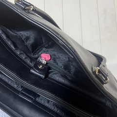 洋服の青山 n-line Precious ブラック バッグ 就活の画像