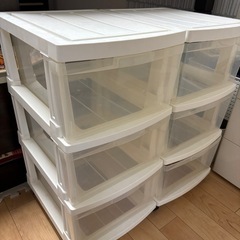 3段衣装ケース✖️2個の画像