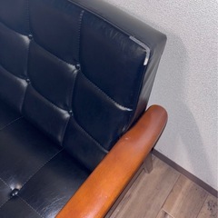 定価87,450円 カリモク60 ソファ Kチェア 2シーター 2Ｐソファの画像