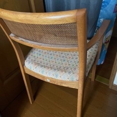 木製 イス　5脚の画像