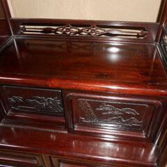 ★飾り棚　紫檀　黒檀　？　の画像