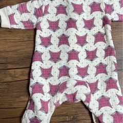 50.60cmロンパース　キツネのベビー服　男女の画像