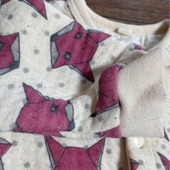 50.60cmロンパース　キツネのベビー服　男女の画像