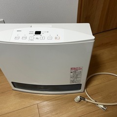 受け渡し決まりました。ガスファンヒーター《都市ガス》 ガスホース付きの画像