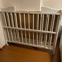 【人気】ベビーベッド　石崎家具　チェリッシュの画像