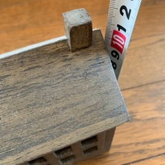 お家形小物入れ　木製　カントリー　雑貨　の画像