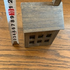 お家形小物入れ　木製　カントリー　雑貨　の画像