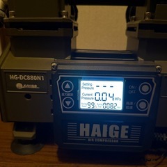 エアーコンプレッサー&サブタンクの画像