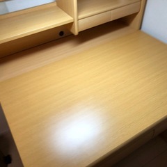 ライト付きシステムデスク　美品　組み立て説明書あり　100000円→5000円の画像