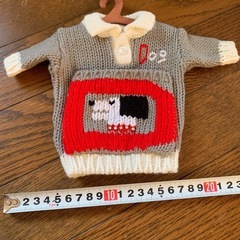 犬のセーターの飾り　壁掛け　インテリア　♪の画像