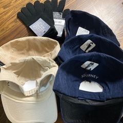 キャップ&手袋の画像