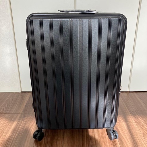 スーツケース お買い得品 片開き 軽量Lサイズ 90L 7~9泊 ブラック TSA