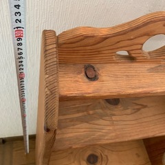 カントリー　木製　収納　ハート　USED 使用感ありの画像