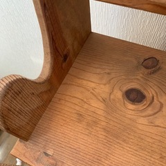 カントリー　木製　収納　ハート　USED 使用感ありの画像