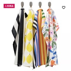決まりました(^^)【新品】(3枚のみ)IKEA キッチンクロスの画像