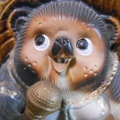 ★タヌキ　２個まとめて！！　狸　たぬきの画像