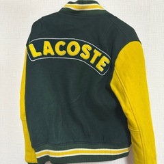 LACOSTE スタジャン 緑/黄 US Sの画像