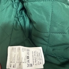 LACOSTE スタジャン 緑/黄 US Sの画像