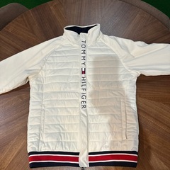 TOMMY HILFIGER 中綿ジャケット ホワイトの画像