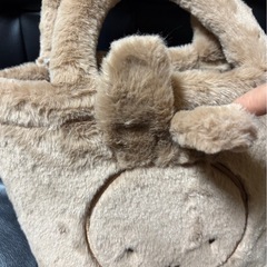 ミッフィー　ふわふわトートバッグの画像