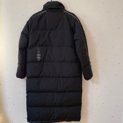 〖訳あり〗VIISHOW ロングダウンコート ブラック S 膝丈暖かの画像