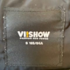 〖訳あり〗VIISHOW ロングダウンコート ブラック S 膝丈暖かの画像