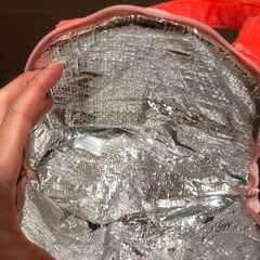 メンダコ保冷バッグ　　ピンク色の画像
