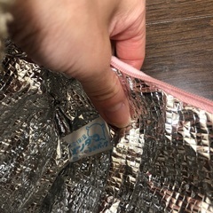 メンダコ保冷バッグ　　ピンク色の画像