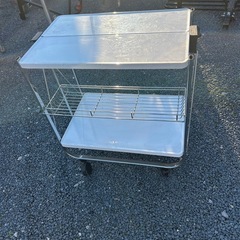 折りたたみキッチンワゴン　ホワイト　YFW-68(WH)の画像